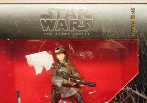 NUOVO Star Wars Force Awakens SERGEANT JYN ERSO EADU serie nera Hasbro 6" Kmart - Foto 3 di 6