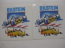 2 kultige Aufkleber Bilstein Gasdruckstoßdämpfer Formel 1 Youngtimer Rallye 512