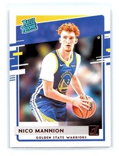 2020-21 Donruss Basketball #245 Nico Mannion Rated Rookie Golden State Warriors