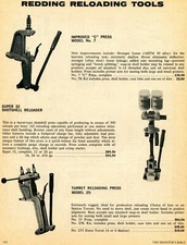 1977 Print Ad of Redding Model 7, Super 32 Shotshell & 25 Turret Reloading Press