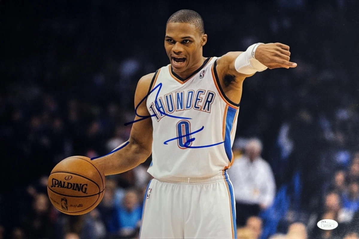 Russell Westbrook NBA 原始亲笔签名照片| eBay
