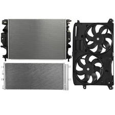 Radiator A/C Condenser Cooling Fan For 2013-2014 2015 2016 Ford Fusion