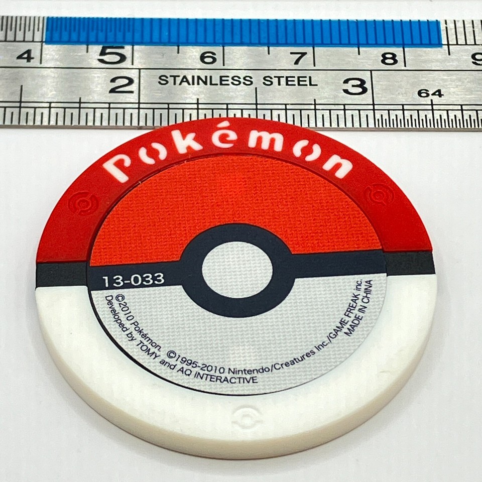 Absol - Pokemon Arcade Game Token 13-033 Tag Coin TOMY 2010 Japanese ...