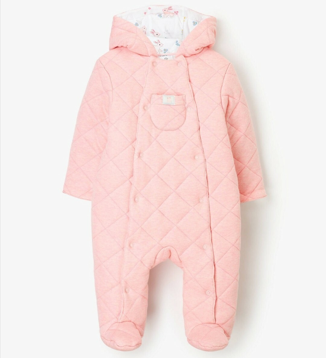 baby quilted snowsuit