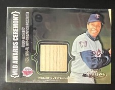 2002 Topps Gold Label MLB Awards Ceremony Relics Titanium #RC2 Rod Carew BTG