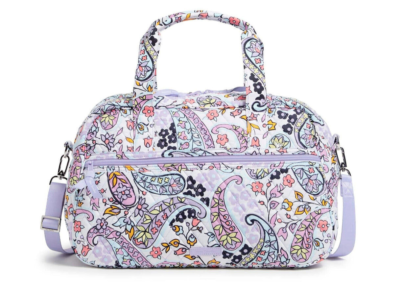 プレイボーイ　エイドリアナ Maddalena Paisley Soft Vera Bradley Carry On Compact Travel