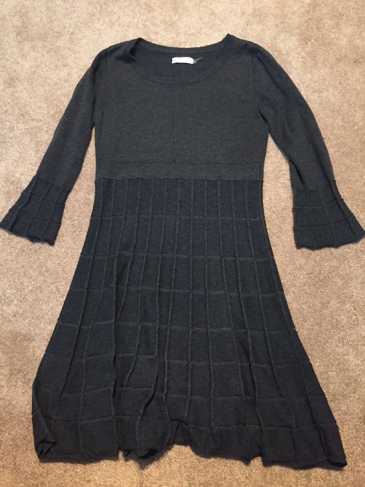 slim fit dress slacks Women's Fit & Flare Sweater Dress – Online Warehouse Sale main image 0