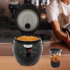 6L Commercial Pearl Cooker Tabletop Milk Tea Boba Pearl Making Machine 900W