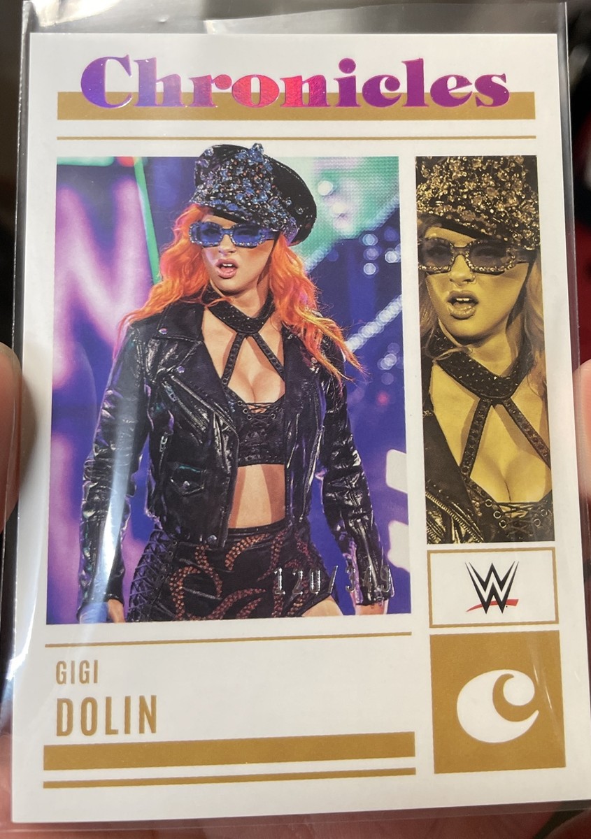 gangbenlian304ページ Gigi Dolin 2023 Panini Chronicles WWE Purple PARALLEL Card #39 120