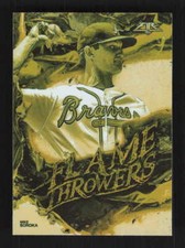 Mike Soroka  2020 Topps Fire  Flame Throwers Gold Minted Atlanta Braves #FT-8