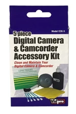 5 Piece Digital Camera & Camcorder Accessory Kit Model CCK-5 Vidpro Clean