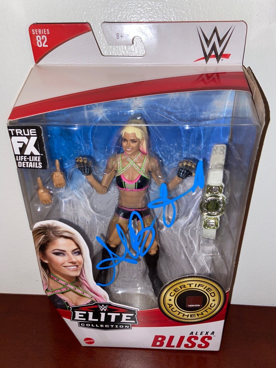ALEXA BLISS Signed WWE Elite Series 82 Action Figure - Women's Tag