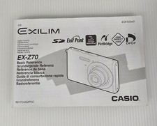 Casio Exilim EX-Z70 Digital Camera, MANUAL ONLY