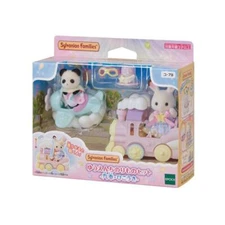 Sylvanian Families Amusement Park Vehicle Set Train and Airplane C-79 EPOCH New