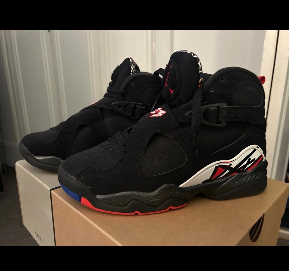 Size 4.5 (GS) - Jordan 8 Retro Mid Playoff
