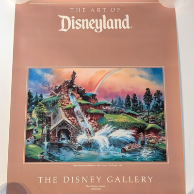 Rare Splash Mountain 1988 The Art Of Disneyland Disney