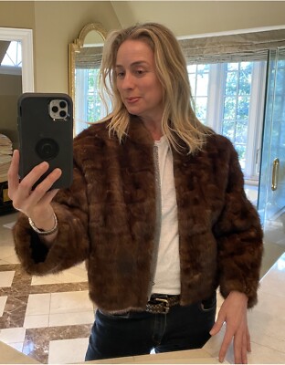 Brown Mink Brunello Cucinelli fur jacket women's | eBay