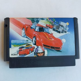 Road Fighter Konami pre-owned Nintendo Famicom NES Tested