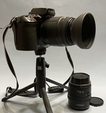 Canon EOS 10S SLR Camera with 35-105mm and Sigma 70-210mm Zoom Lenses working
