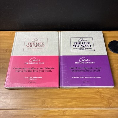 Lot of 2 Oprah's The Life You Want Journals Finding Purpose Love & Happiness New