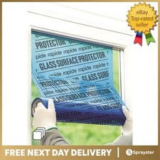 Rapide Window Glass Surface Protector Film Semi-Adhesive 60cm x 10m Masking Tape