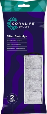 Biocube Aquarium Fish Tank Water Filter Cartridge, 2 Pack
