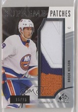 2020-21 Upper Deck SP Game Used Supreme Patch /15 Brock Nelson #SP-BN Patch