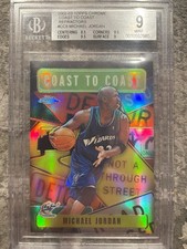 2002-03 Topps Chrome - Coast to Coast Michael Jordan #CC8 Refractor BGS 9
