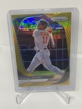 2020 Panini Prizm Rafael Devers Gold Parallel 10/10   Boston Red Sox