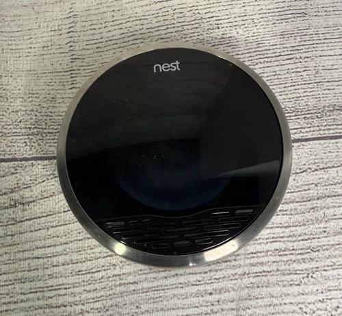 Nest 1st Generation Learning Silver Programmable Thermostat - Picture 1 of 5