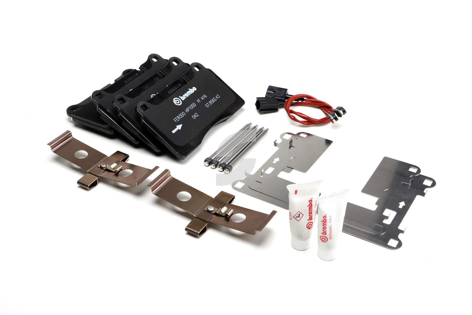 FE-70001057 KIT OF FRONT PADS WITH SPRING  Ferrari NEW