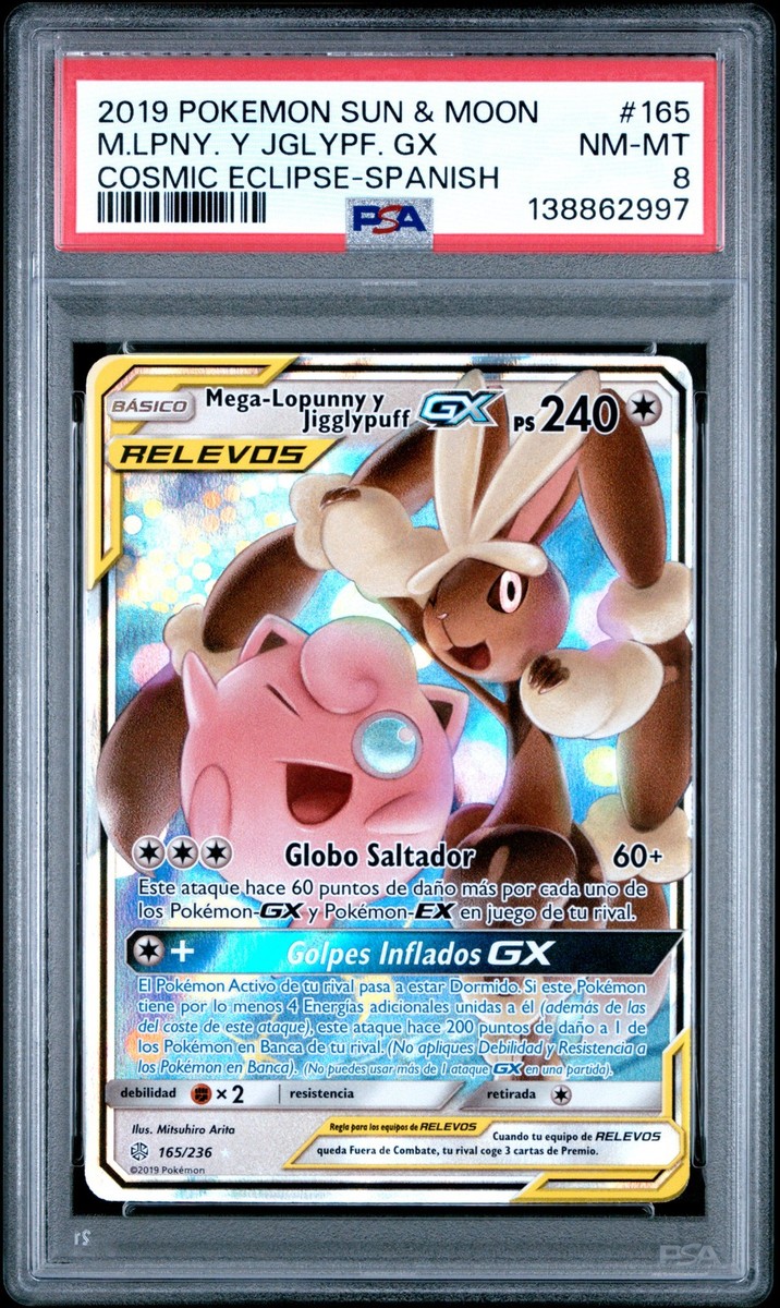 2019 POKEMON SUN & MOON COSMIC ECLIPSE #165 MEGA-LOPUNNY Y
