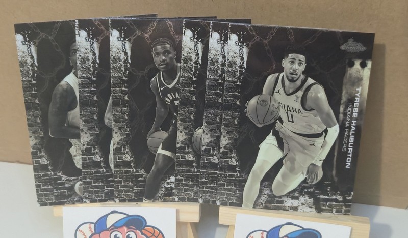Lot of NEW 2025-26 NBA Topps Chrome Cactus Jack Basketball Cards - Six Cards