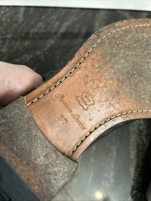 Belvedere Genuine Lizard Wingtip Monk Strap Shoes Two Tone  display picture 2