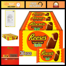Milk Chocolate Peanut Butter Eggs - Easter Candy Packs, 1.2 oz 36 Count
