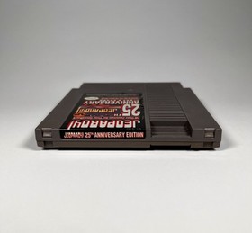 Jeopardy 25th Anniversary Edition (NES, 1990) Game Cleaned & Tested