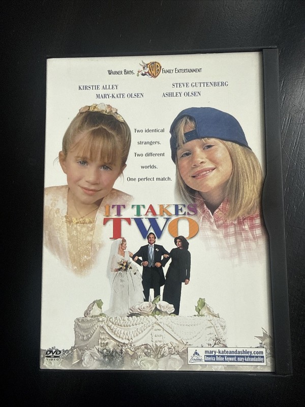 It Takes Two (DVD, 2002) MARY KATE ASHLEY OLSEN KIRSTIE ALLEY RARE OOP