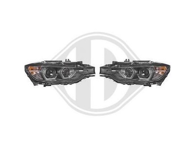Designscheinwerferset Angel Eyes für BMW F30 2011-2015