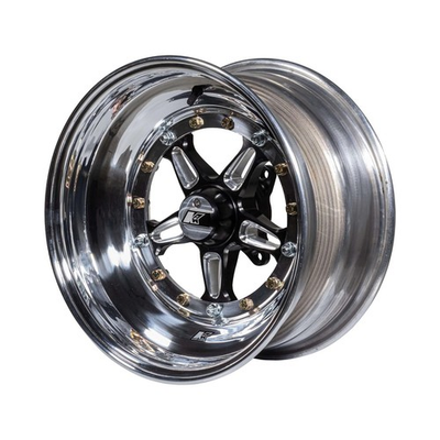 #ad Keizer 1585BC 15x8 Direct Mount Wheel 4 Inch Offset Polished $305.00