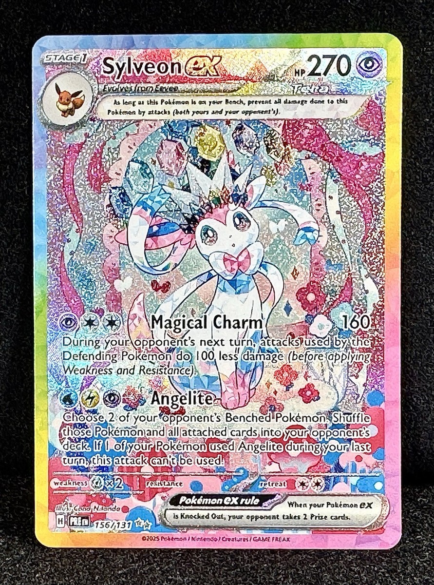 SYLVEON ex SAR PSA10 ② 🔥Sylveon ex 156/131 Prismatic Evolutions “SPECIAL