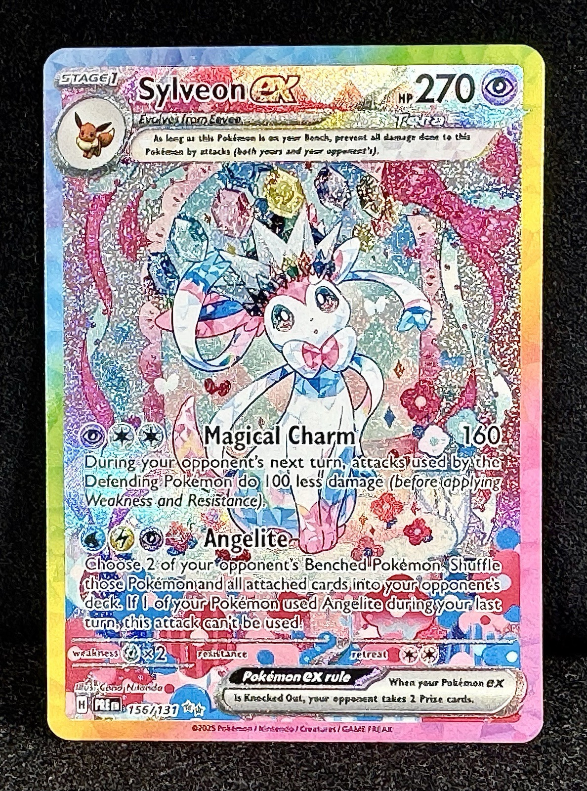 🔥Sylveon ex 156/131 Prismatic Evolutions “SPECIAL 🔥Sylveon ex 156/131 Prismatic Evolutions “SPECIAL