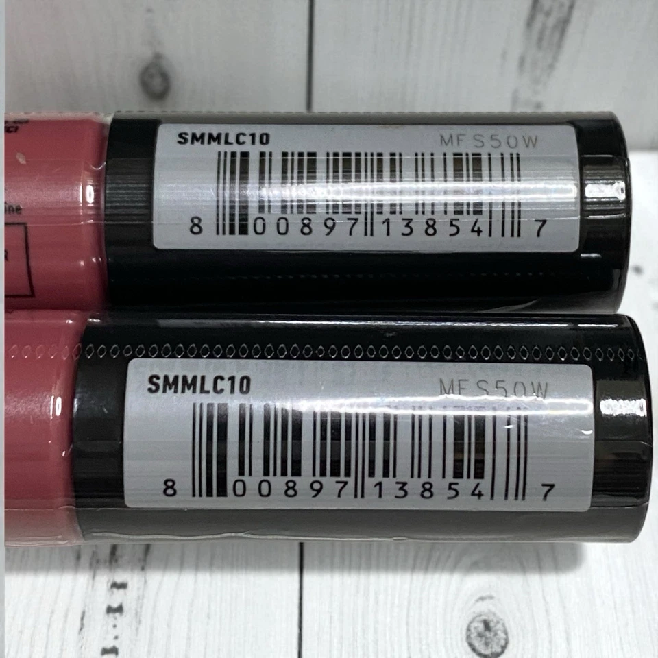 2x NYX PROFESSIONAL MAKEUP Soft Matte Metallic Lip Cream Liquid Lipstick - Milan - Image 2 of 3