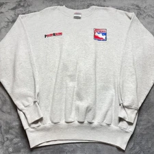 Vintage Pagan Racing Pep Boys Invincible Sweatshirt Mens Large Heather Gray 
