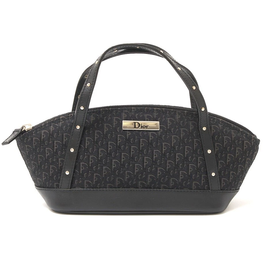 Sac à main Christian Dior CHRISTIAN DIOR trotteur mini street chic cuir jacquard