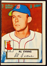 1952 Topps #152 Al Evans Boston Red Sox VG-VGEX MC