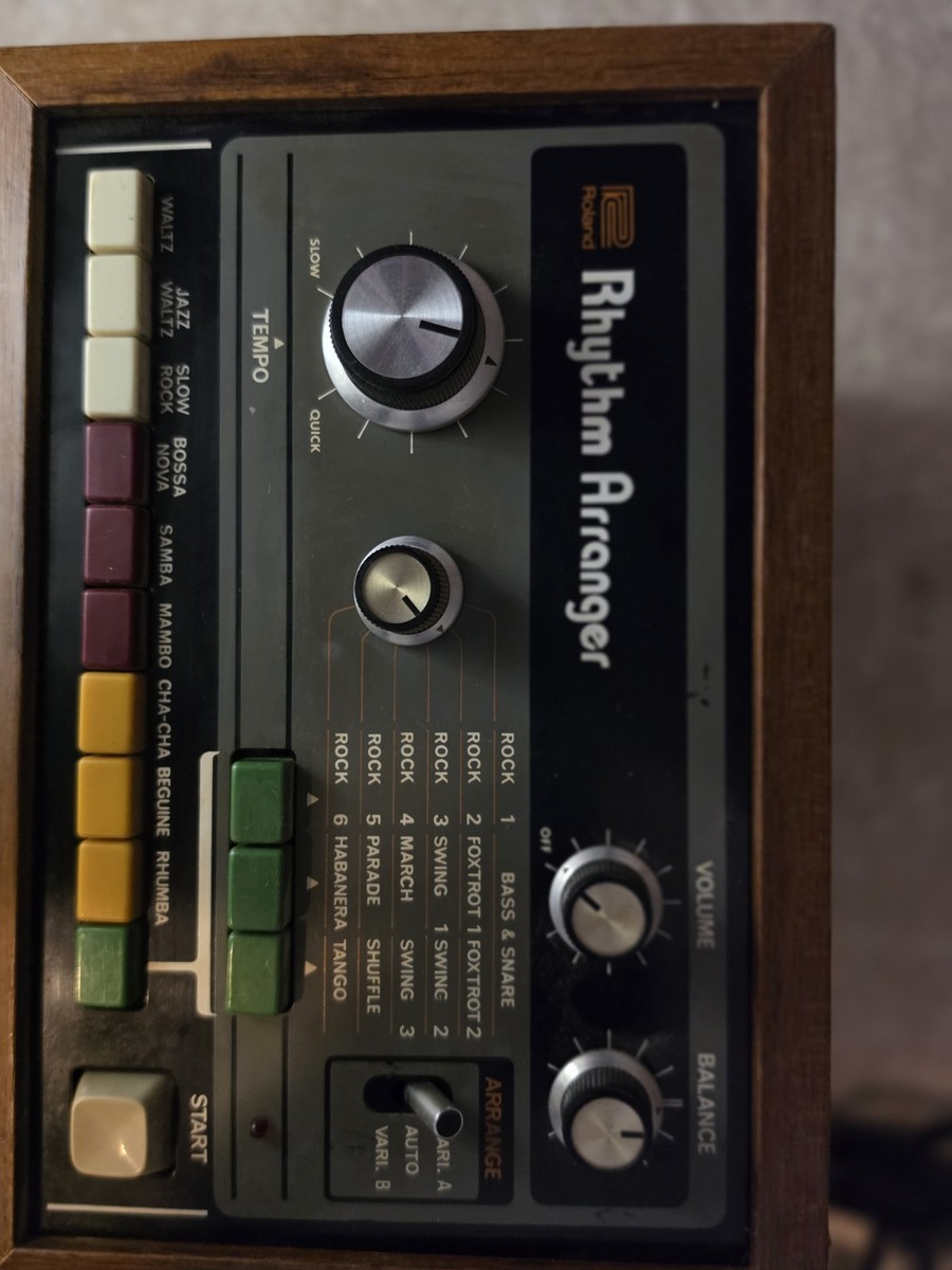 アンプ Roland Rhythm Arranger Vtg 1970s Roland TR-66 Rhythm Arranger Drum Machine ~ Powers On