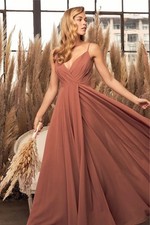 Lulus Rusty/Desert rose Maxi dress