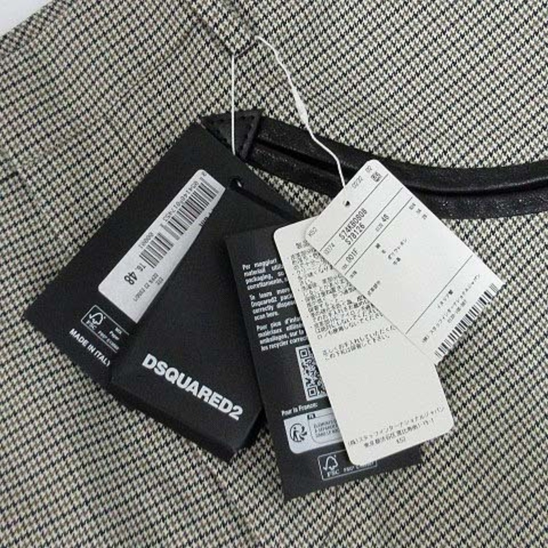 DSQUARED DSQUARED2 Houndstooth Check Western Pant… - image 4