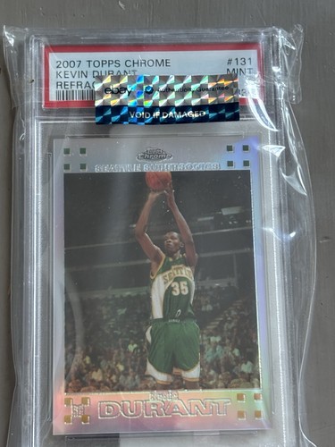Kevin Durant [Refractor] #131 2007 Topps Chrome card