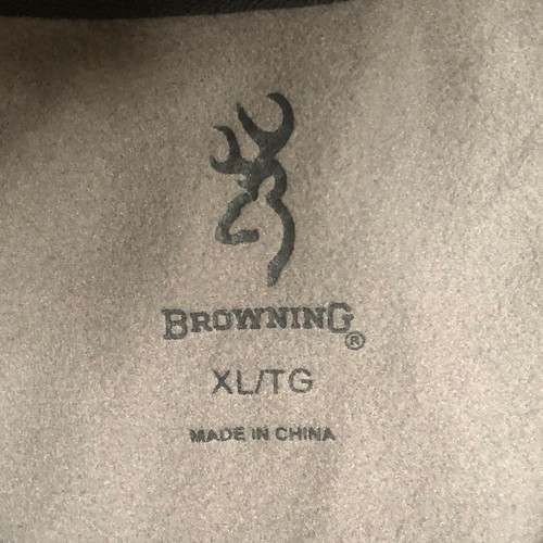 Browning Deer graues Langarmshirt Herren XL 1/4 Zip Pull Over - Bild 9 von 10